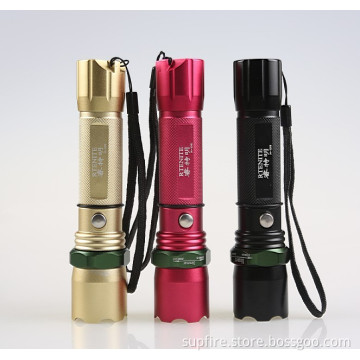 3W Zoomable Rechargeable Camping Waterproof Most Powerful Outdoor LED Flashlight